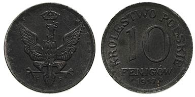 10 fenigów 1917 (Nominał.)
